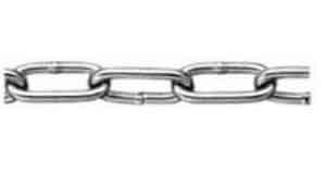 CHAIN S. STEEL HEAVY LINK, BODY DIAM 4MM 26 X 6.0MM